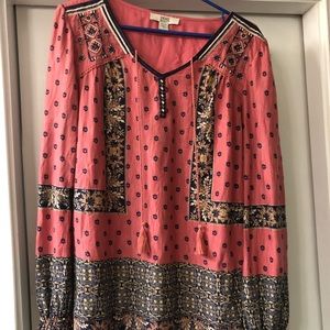 Vintage America Tunic Top Sz Large 💕